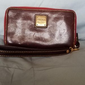 Dooney & Bourke zipped wristlet wallet